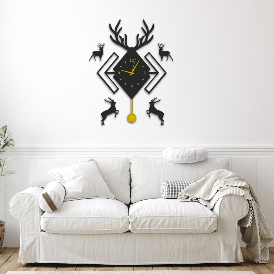 Dear Markhor Clock