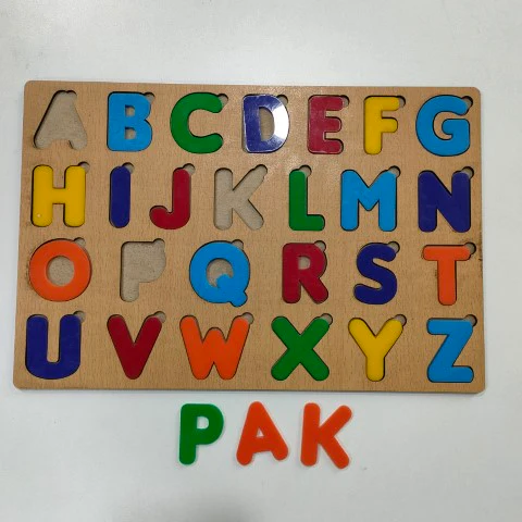ABC| Puzzle Board Wooden And Acrylic