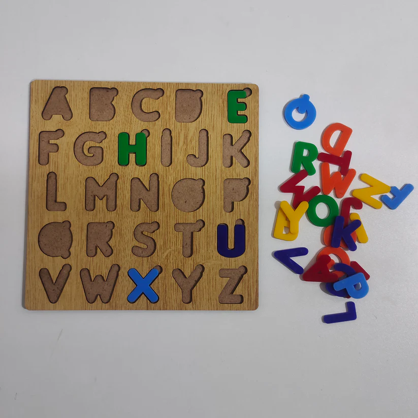ABC| Puzzle Board Wooden And Acrylic